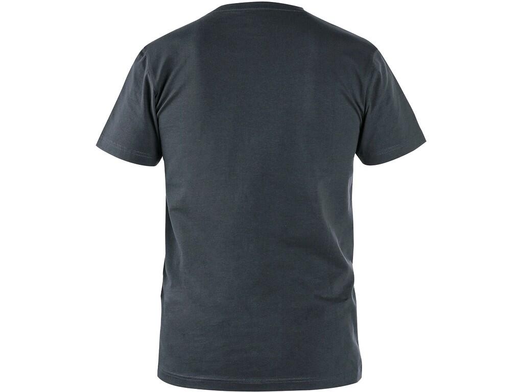 Tričko CXS NOLAN, krátký rukáv, antracitové, vel. M